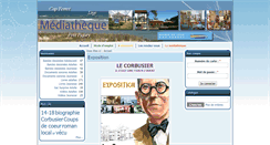 Desktop Screenshot of mediatheque-legecapferret.fr