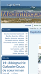 Mobile Screenshot of mediatheque-legecapferret.fr