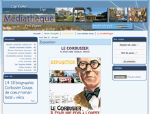 Tablet Screenshot of mediatheque-legecapferret.fr